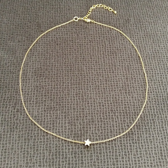 Jewelry - Tiny Gold Star⭐ Pendant Necklace - gently used